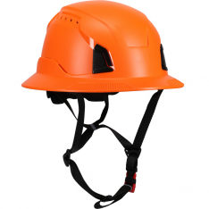 PIP 280-HP1491RVM-FB-03, Traverse, Safety Helmets, Orange, OS, Full Brim, Vented, Industrial Climbin